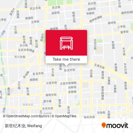 新世纪木业 map