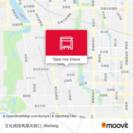 文化南路凤凰街路口 map