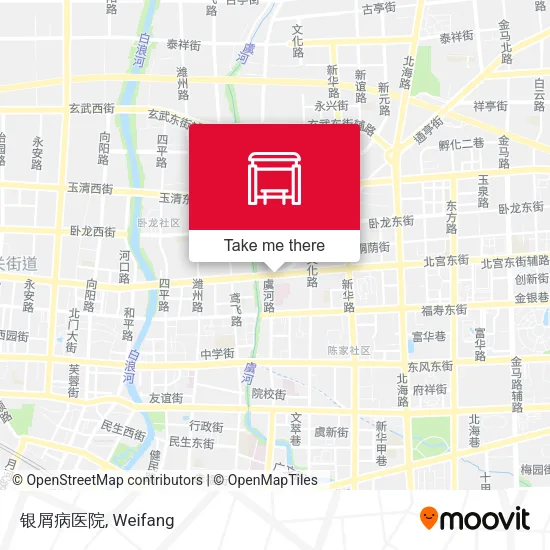 银屑病医院 map