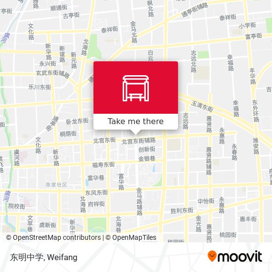 东明中学 map