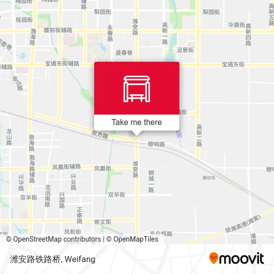 潍安路铁路桥 map