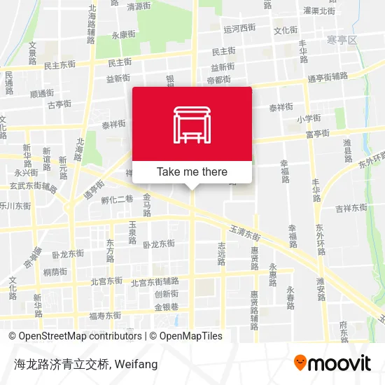 海龙路济青立交桥 map