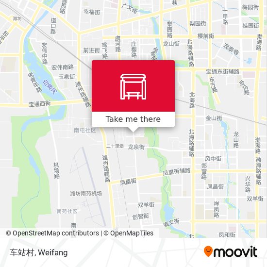 车站村 map