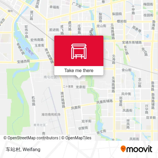 车站村 map