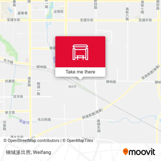 钢城派出所 map