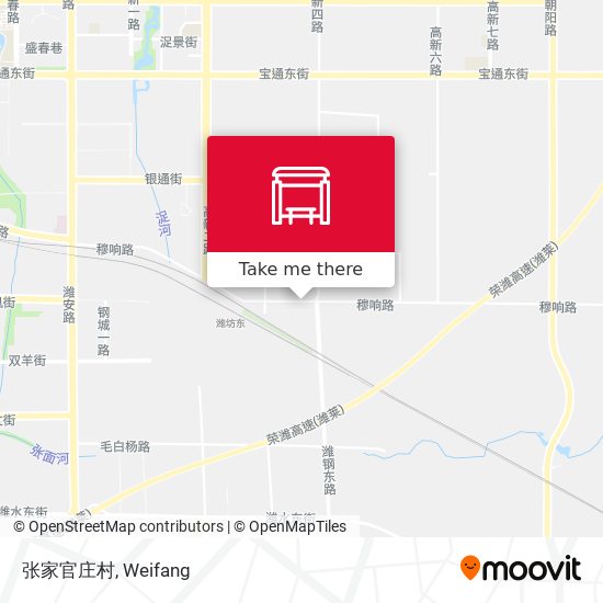 张家官庄村 map