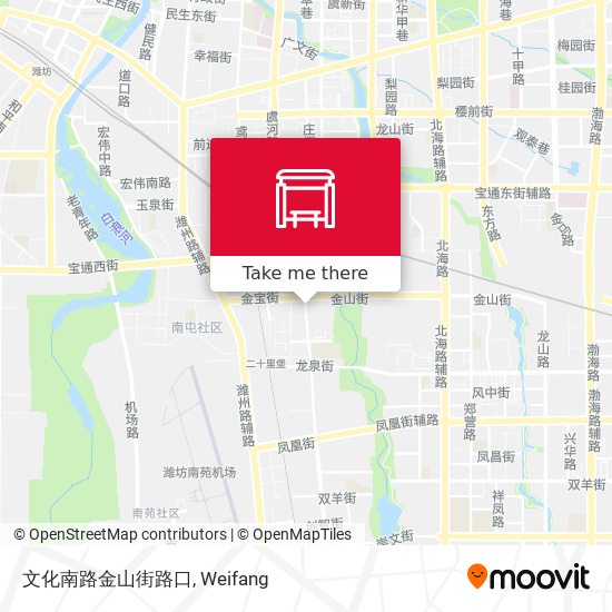 文化南路金山街路口 map