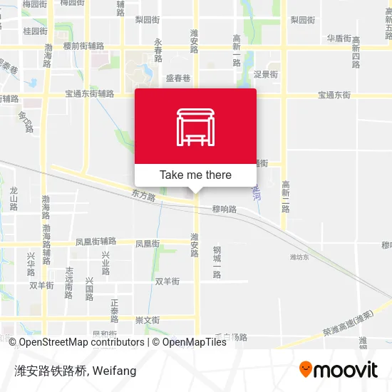 潍安路铁路桥 map