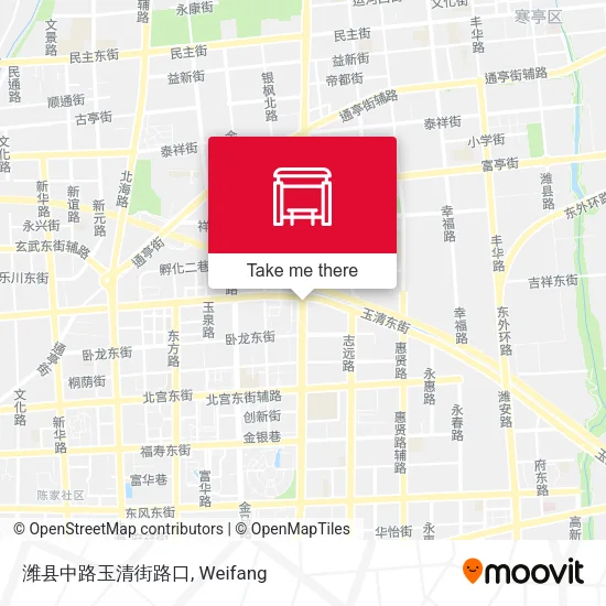 潍县中路玉清街路口 map