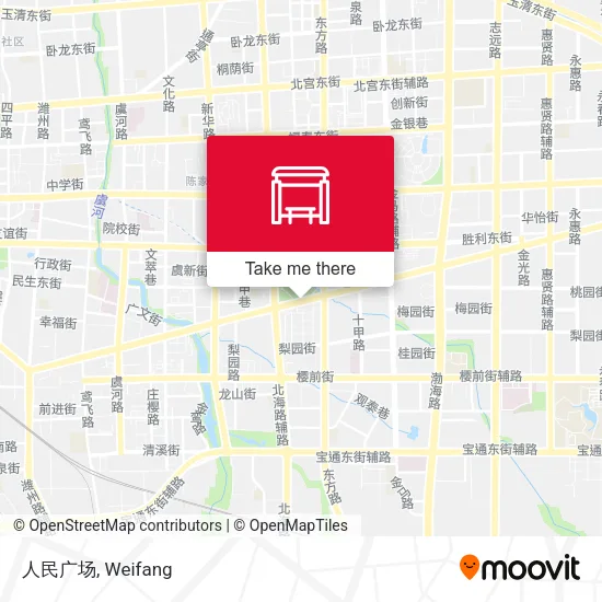 人民广场 map