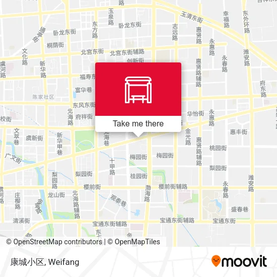 康城小区 map