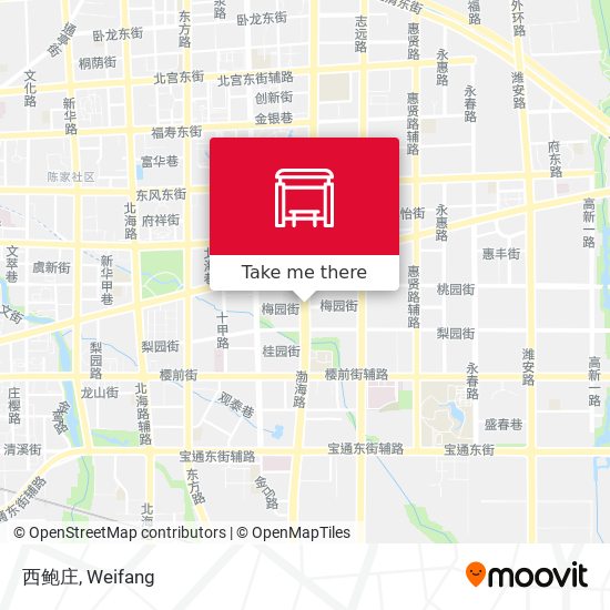 西鲍庄 map