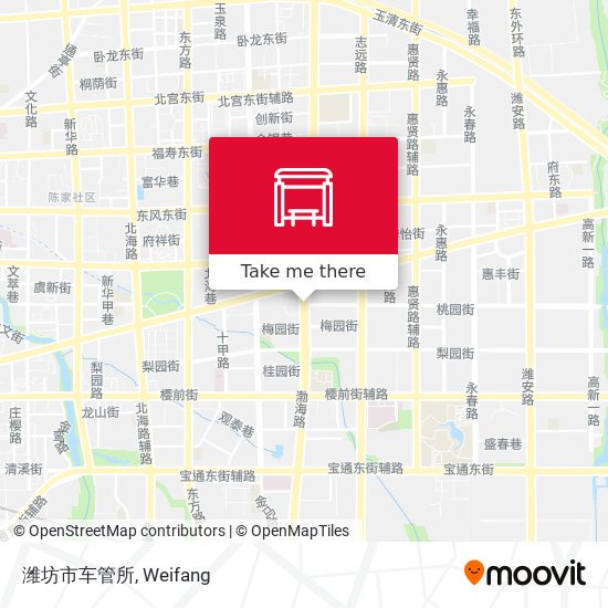 潍坊市车管所 map