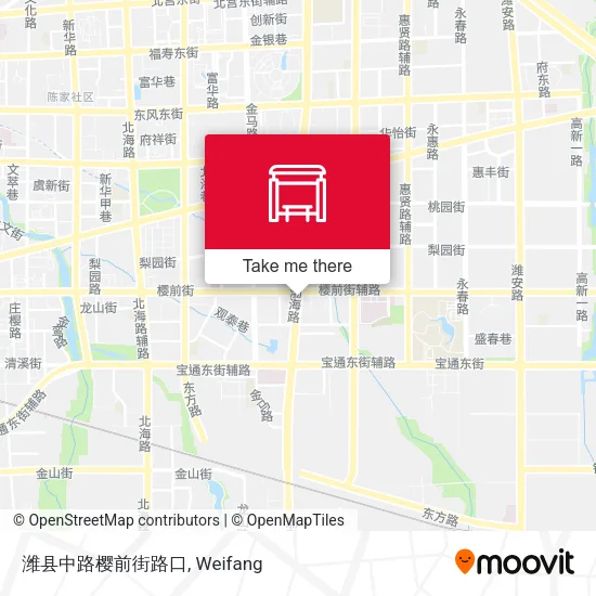 潍县中路樱前街路口 map