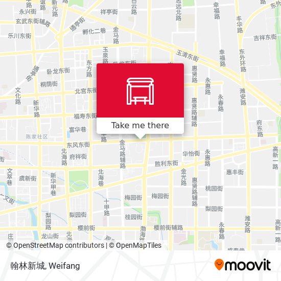 翰林新城 map