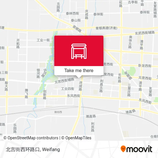 北宫街西环路口 map
