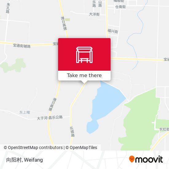 向阳村 map