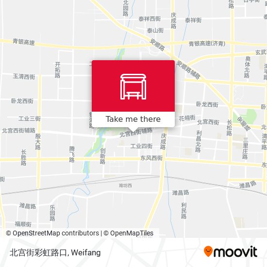北宫街彩虹路口 map