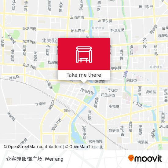 众客隆服饰广场 map