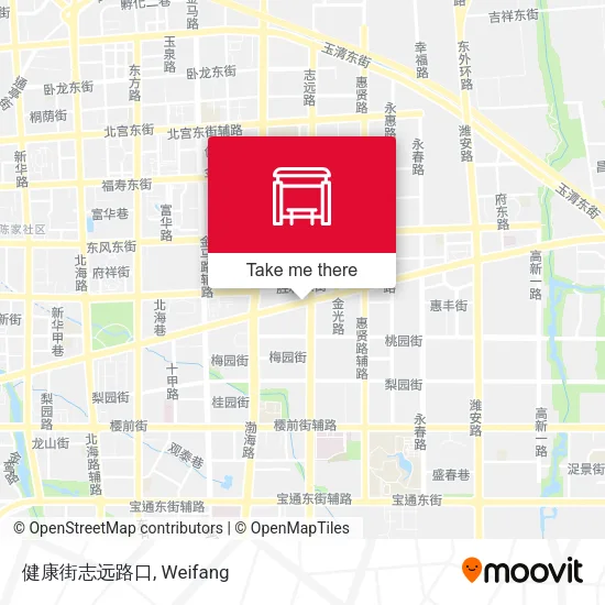 健康街志远路口 map