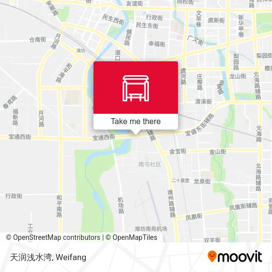 天润浅水湾 map