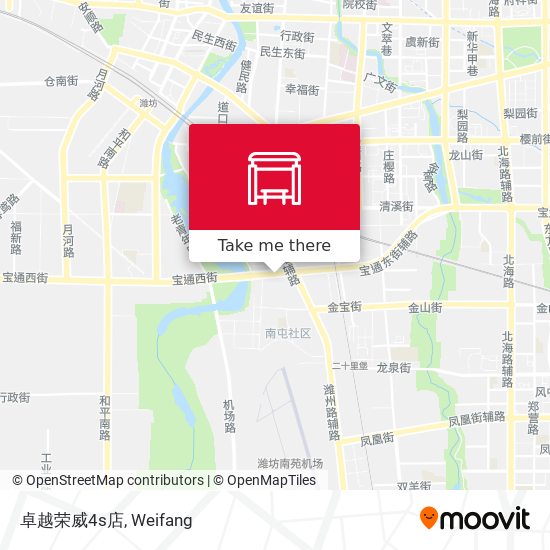 卓越荣威4s店 map