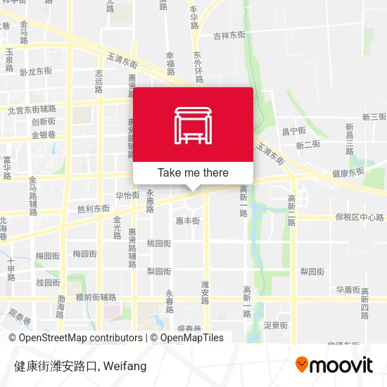 健康街潍安路口 map