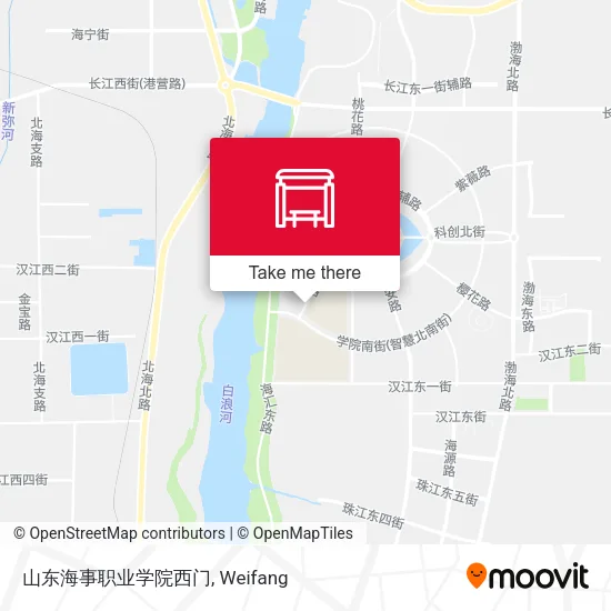 山东海事职业学院西门 map