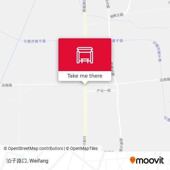 泊子路口 map