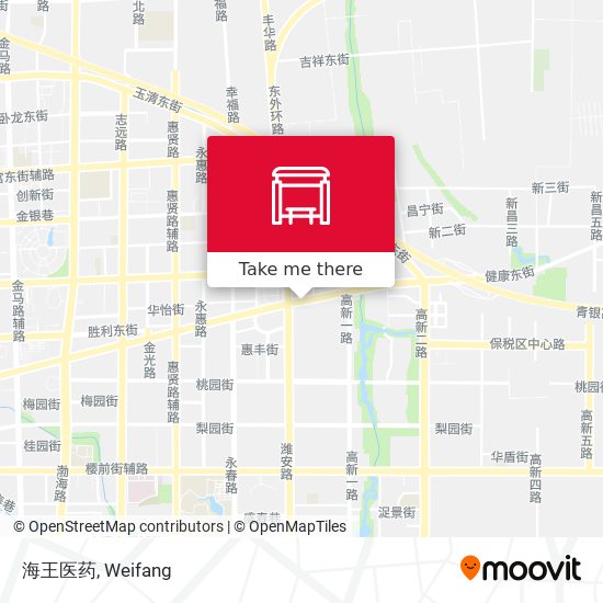 海王医药 map