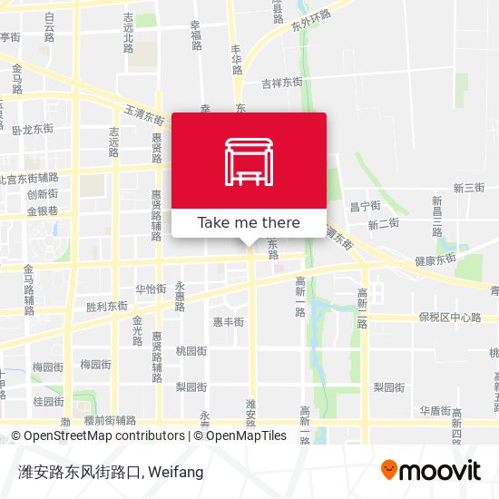 潍安路东风街路口 map