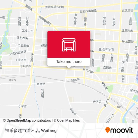 福乐多超市潍州店 map