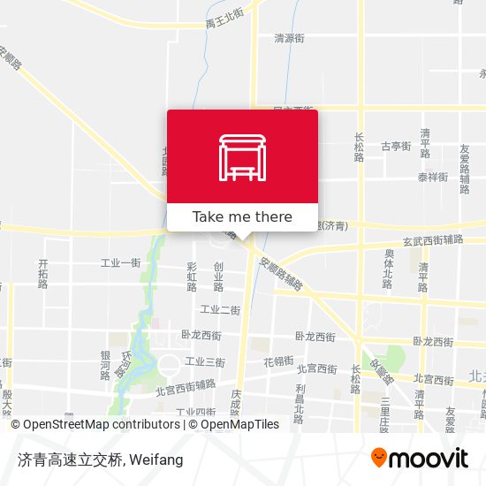 济青高速立交桥 map