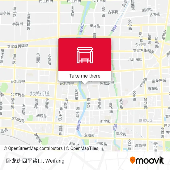 卧龙街四平路口 map