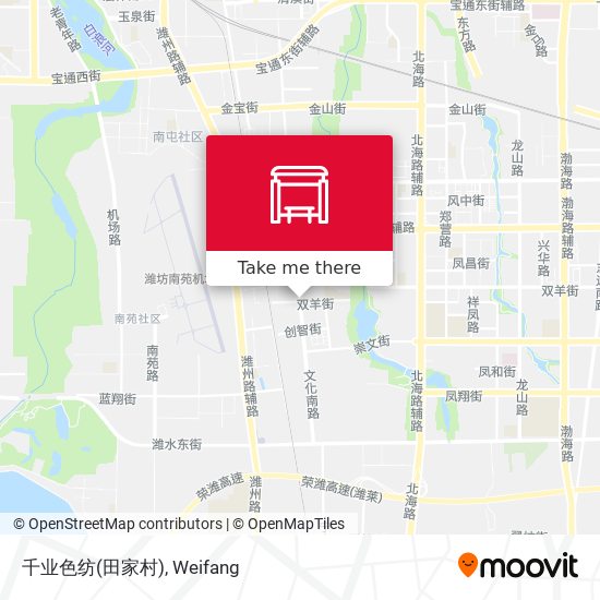 千业色纺(田家村) map