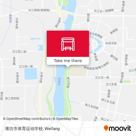 潍坊市体育运动学校 map