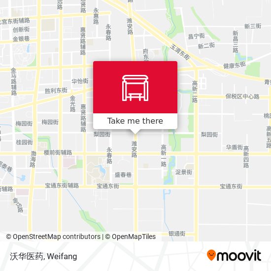 沃华医药 map