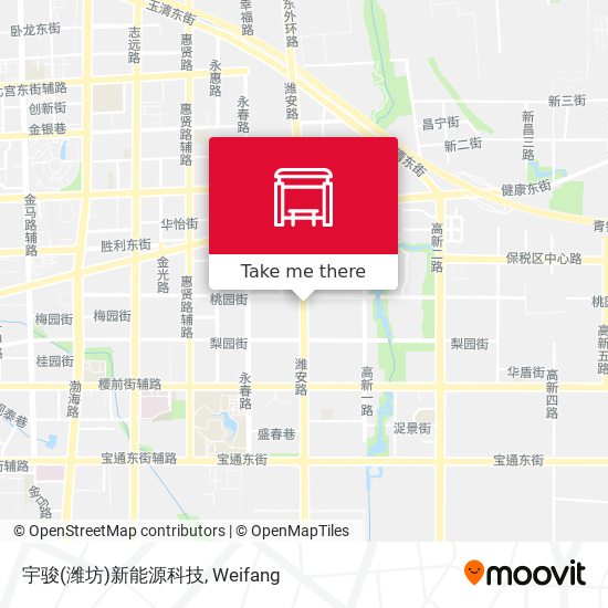 宇骏(潍坊)新能源科技 map
