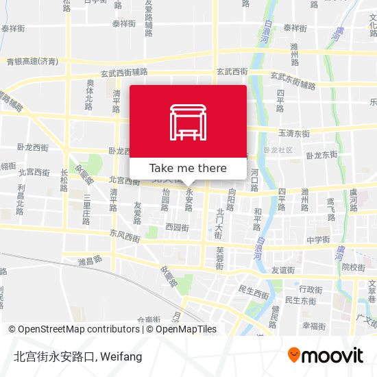 北宫街永安路口 map