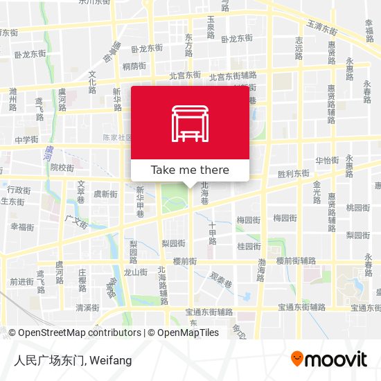 人民广场东门 map