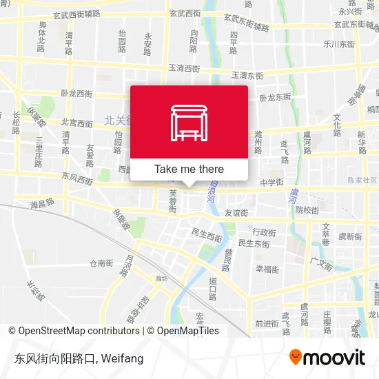 东风街向阳路口 map