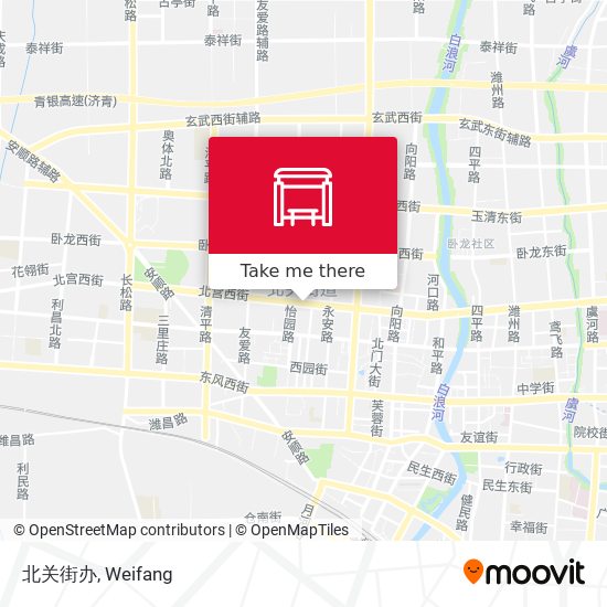 北关街办 map