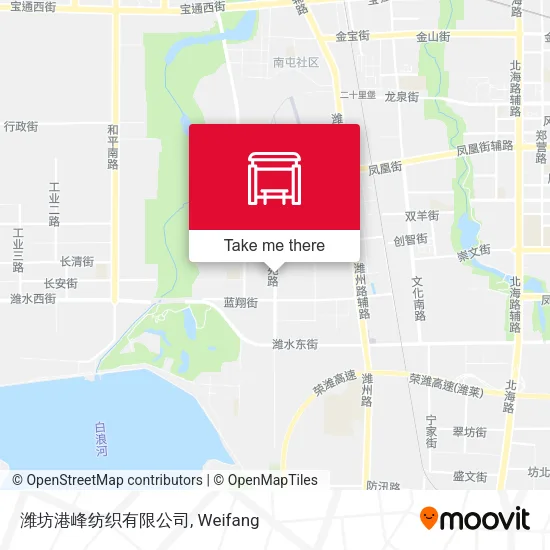 潍坊港峰纺织有限公司 map