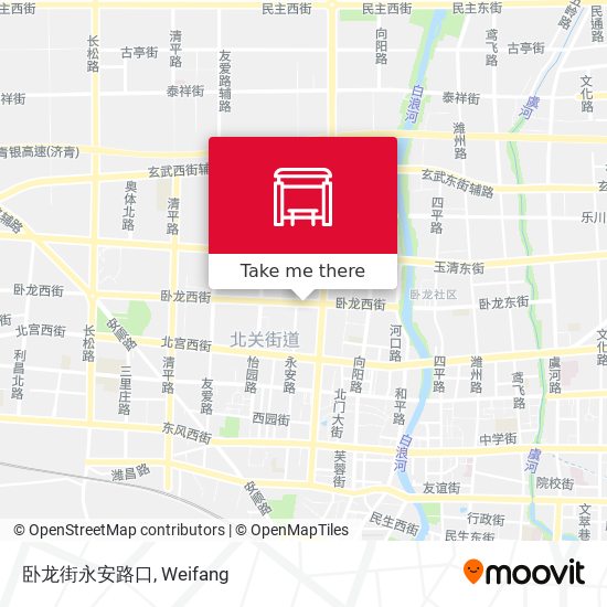 卧龙街永安路口 map