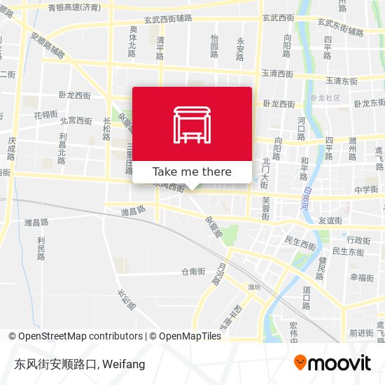 东风街安顺路口 map