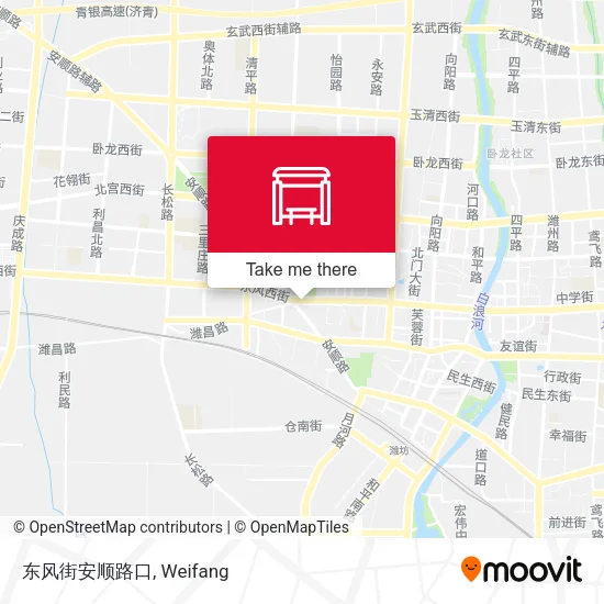 东风街安顺路口 map