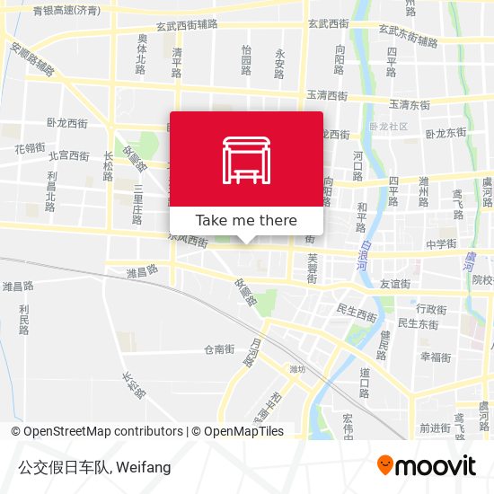 公交假日车队 map