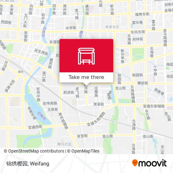 锦绣樱园 map