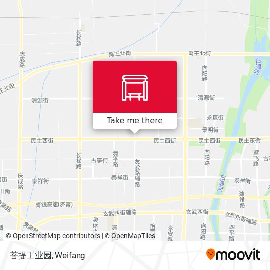 菩提工业园 map