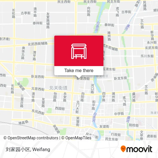 刘家园小区 map